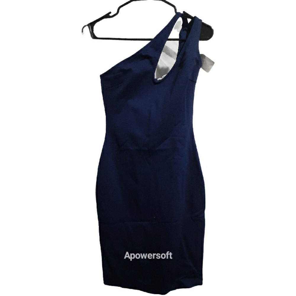 Womens nwt One shoulder Charlotte russ dress